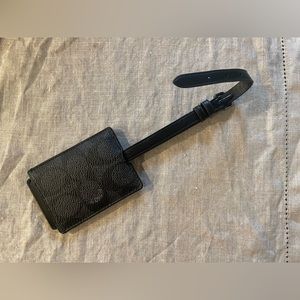Coach Luggage Tag